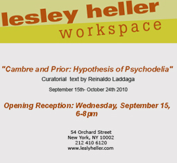 Cambre and Prior  en LESLEY HELLER WORKSPACE