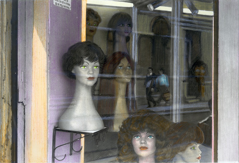 Es de pelo natural, Santiago centro