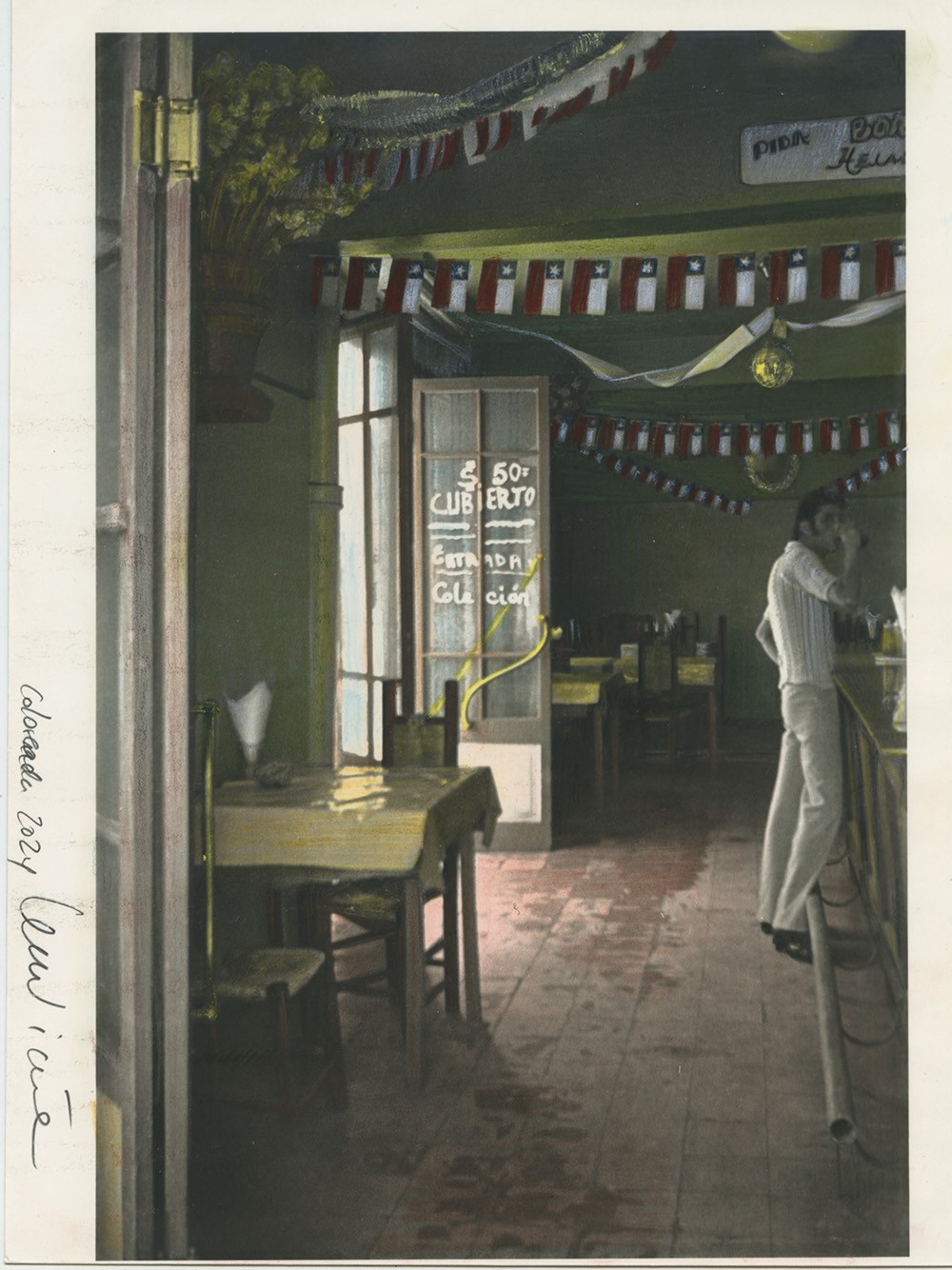 El flaco de las banderas, Santiago de Chile