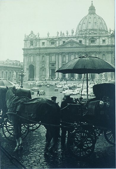 San Pedro bajo la lluvia