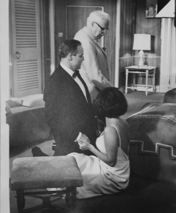 Charles Chaplin, Marlon Brandon y Sophia
