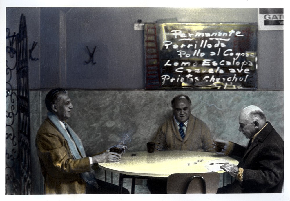 Jugadores de cacho I, Bar El Ítalo