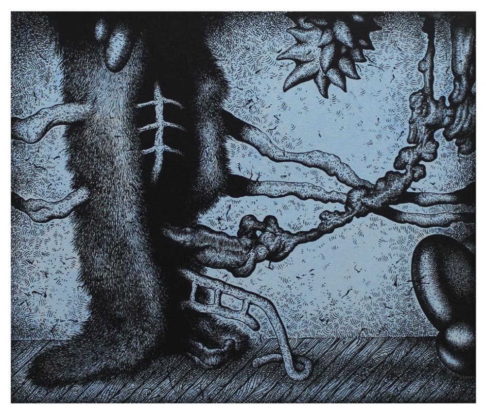 Escena del recorrido atento por el pasillo