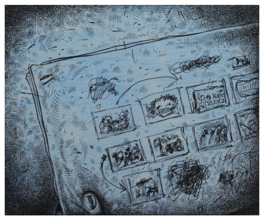 Escena donde se encuentra el cuaderno