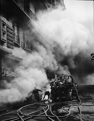 Incendio en la tienda del Coloso 